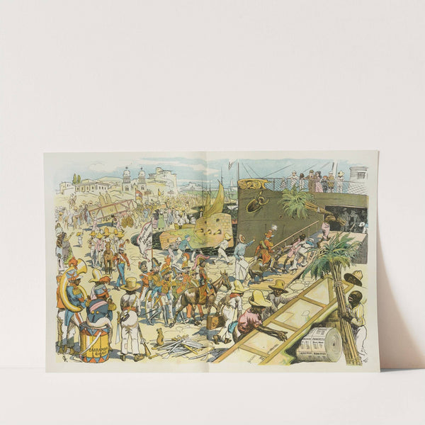 Instead of intervening in Cuba and South America, why not ship the revolutions to Coney Island and let us all get some fun out of them by Carl Hassmann