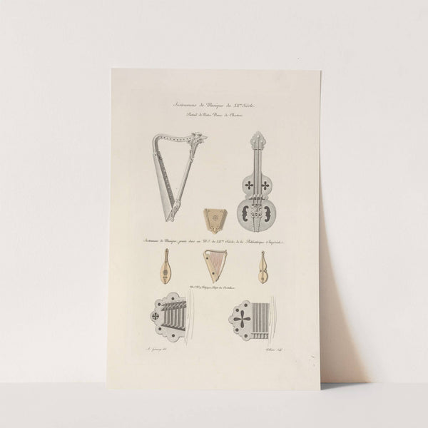 Instrumens de musique du XIIme. siècle. (1839) by Nicolas Xavier Willemin