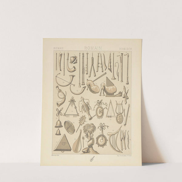 Instruments de musique (1876-1888) by Auguste Racinet