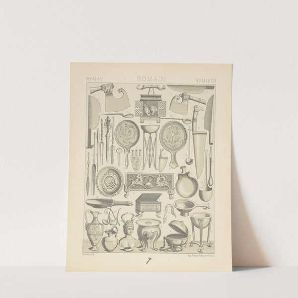 Instruments des sacrifices religieux (1876-1888) by Auguste Racinet