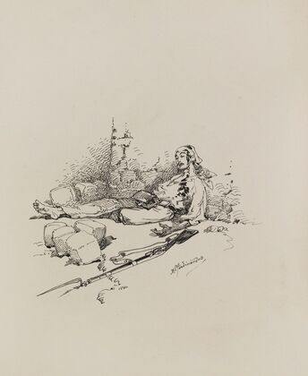 Insurgé mort contre un mur (1882-1883)
