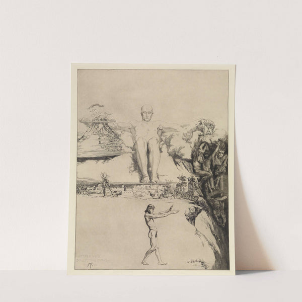 Integer vitae (Titelblatt) (Vom Tode, Zweiter Theil, Opus XI, Blatt 1) (1904) by Max Klinger
