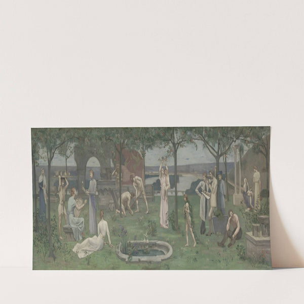 Inter artes et naturam (Between Art and Nature) (ca. 1890–95) by Pierre Puvis de Chavannes