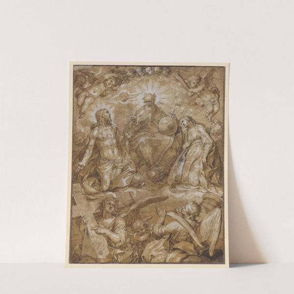 Intercession of Christ and Mary before God the Father by Abraham Bloemaert