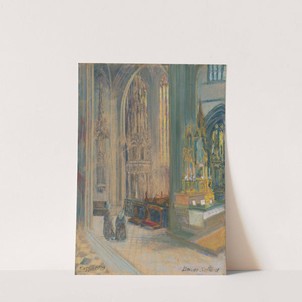 Interiér košického dómu by Konštantín Bauer