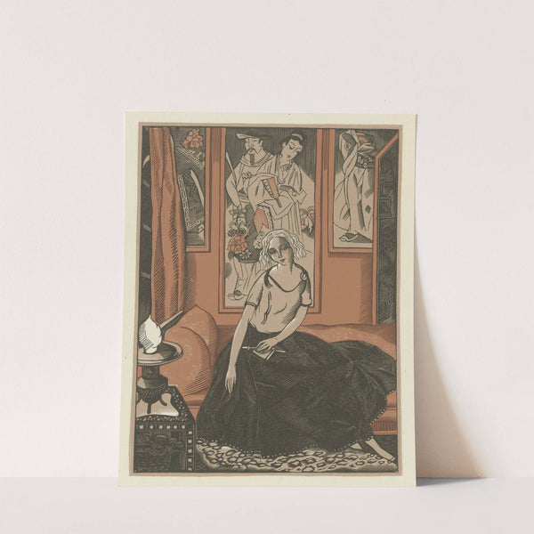 Intérieur (1922) by Fernand Siméon