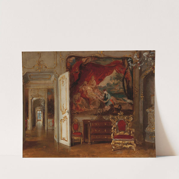 Interieur aus dem Schloss Esterhazy by Hermann Kern