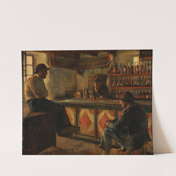 Intérieur de café de campagne (1895) by Émile Wéry