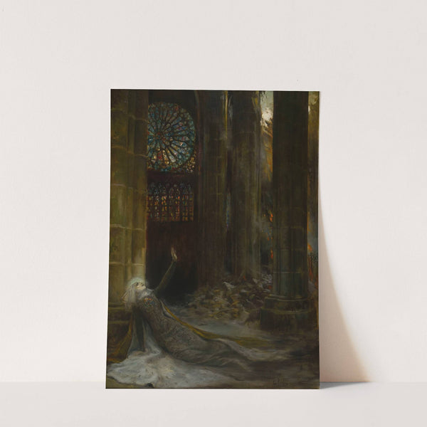 Intérieur de cathédrale by Georges Antoine Rochegrosse