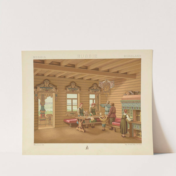 Interieur de la maison d’habitation (1876-1888) by Auguste Racinet