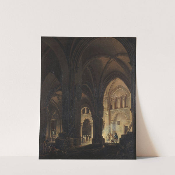 Intérieur de l'église des Saints-Innocents by Pierre-Antoine Demachy