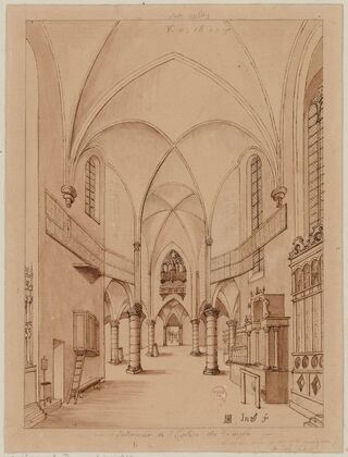Intérieur de l’église du Temple.