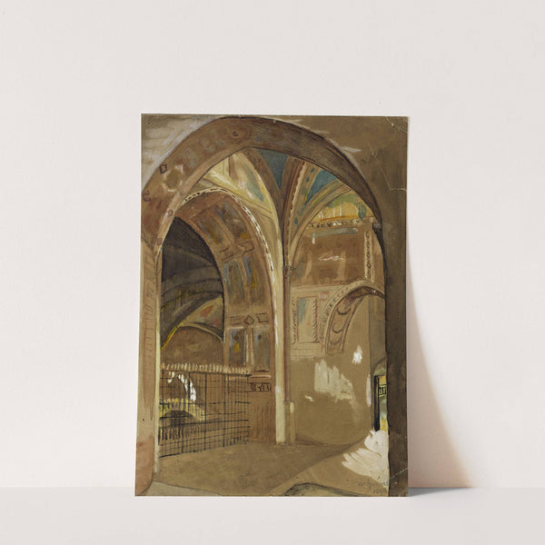 Intérieur de l’église Saint-François d’Assise (1915-1945) by Arthur-Joseph Gueniot