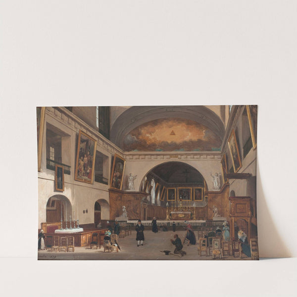 Intérieur de l'église Saint-Jean-Saint-François by Giuseppe Canella