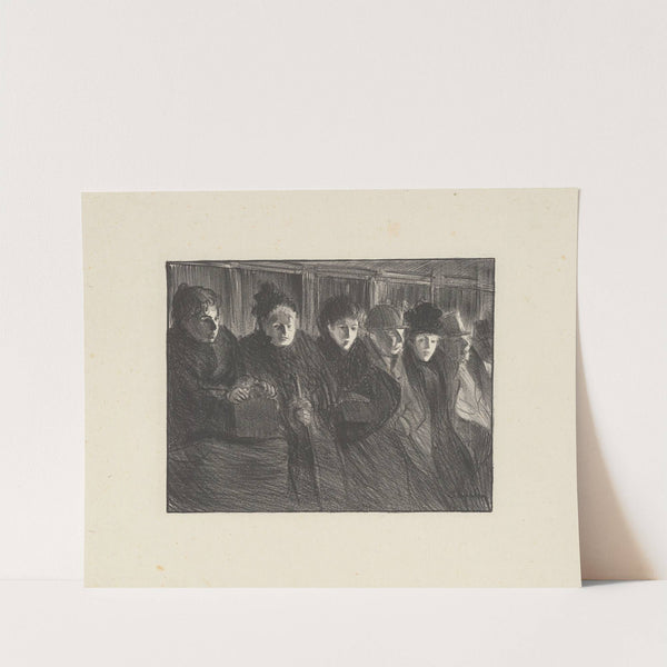 Intérieur de tramway (1896) by Théophile Alexandre Steinlen