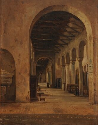 Intérieur d’église en Calabre