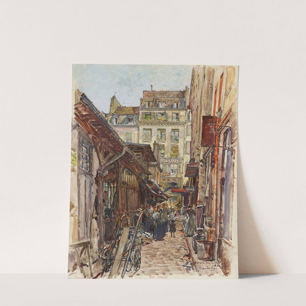 Intérieur du Marché des Enfants-Rouges, en 1907. 3ème arrondissement (1907) by Frédéric Houbron