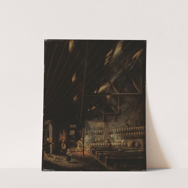 Intérieur d'un atelier by Pierre-Antoine Demachy