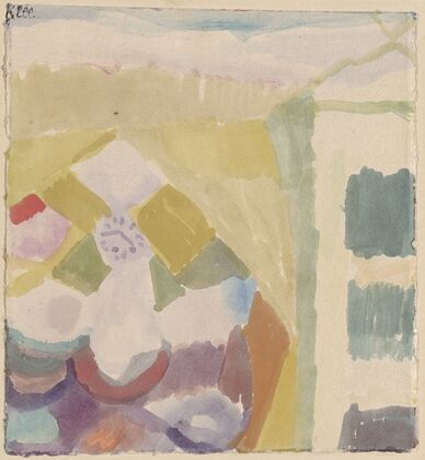 Interieur mit der Uhr (Interior with the Clock)