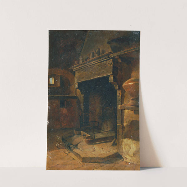 Interieur mit Kamin by Johann Till the younger