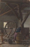Interieur van boerenschuur