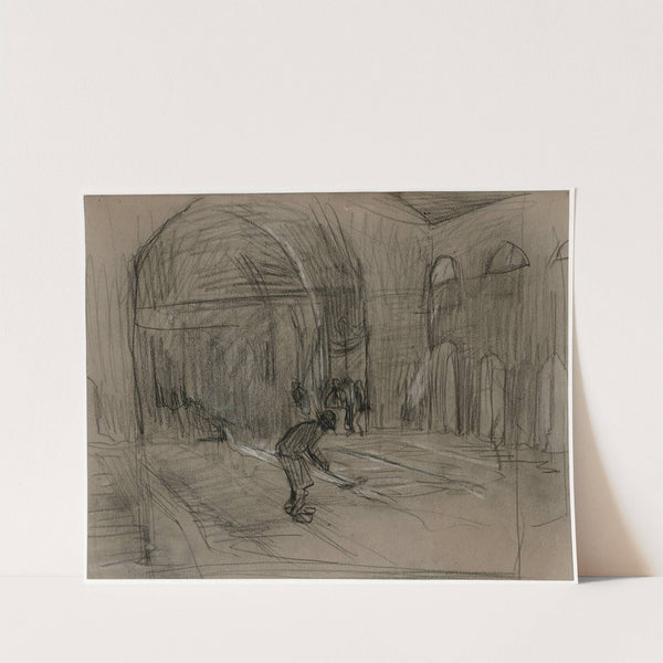 Interieur van een glasblazerij 2 by Isaac Israëls