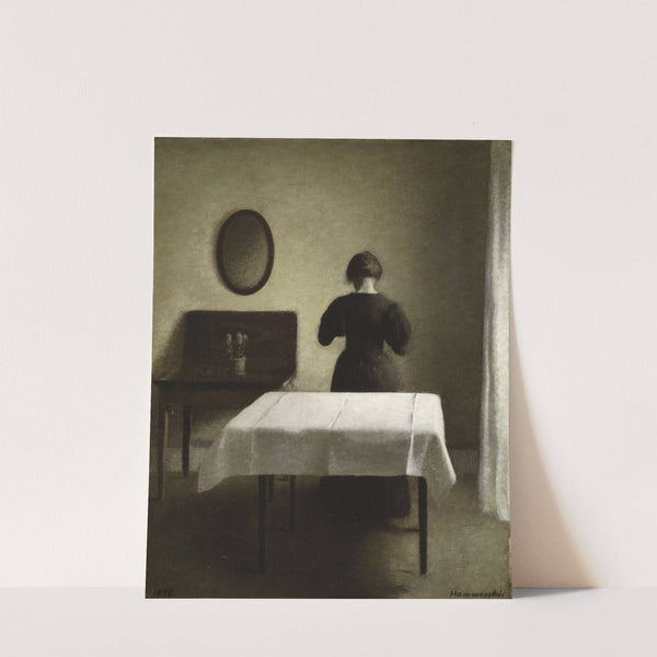 Interior by Vilhelm Hammershøi