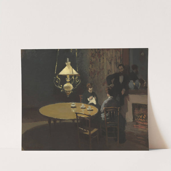 Interior, after Dinner (1868-1869) by Claude Monet