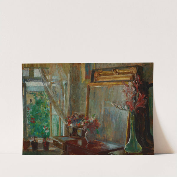 Interior - Artist's Studio in Krakow by Olga Boznanska