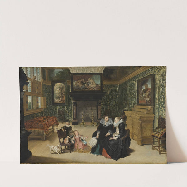 Interior, called ‘Rubens’ salon’ by Frans Francken the Younger