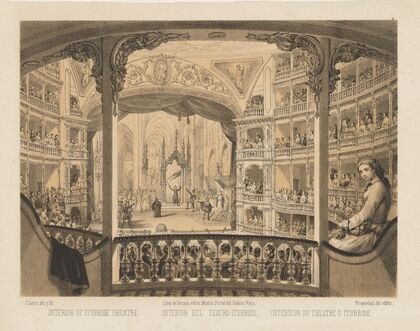 Interior del Teatro Iturbide