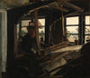 Interiør fra Hanehoved Huse, fiskerleje i Melby Sogn (1900)