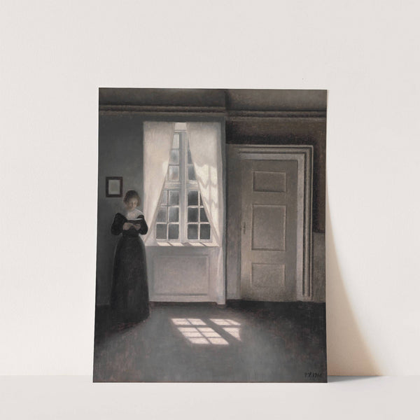 Interiør fra Strandgade 30 by Vilhelm Hammershøi