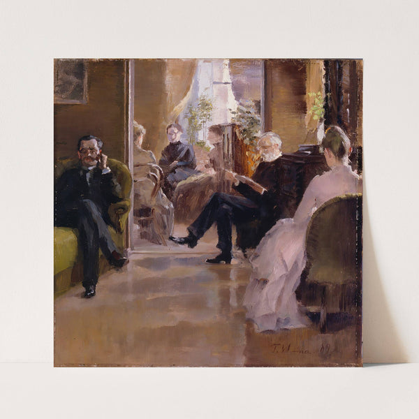 Interior from Rudolfina Wasastjerna’s home in Helsinki, Pohjoisranta 6 by Torsten Wasastjerna