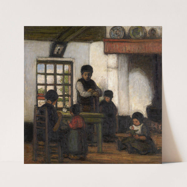 Interior in the Kempen (1922) by Jakob Smits