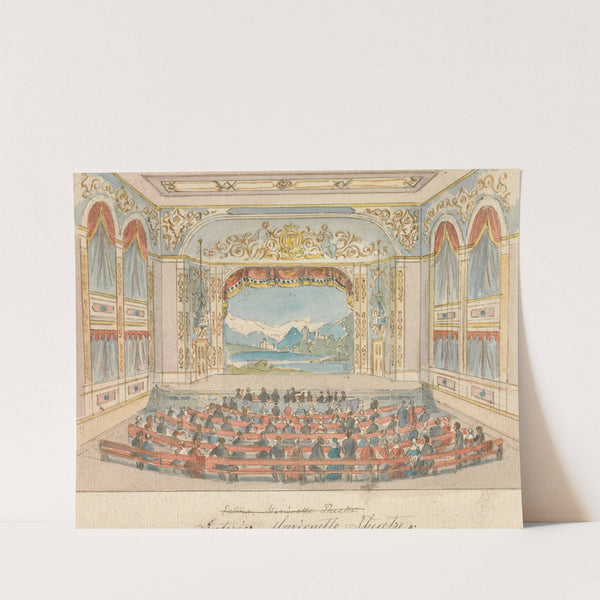 Interior Marionette Theatre by William Henry Brooke