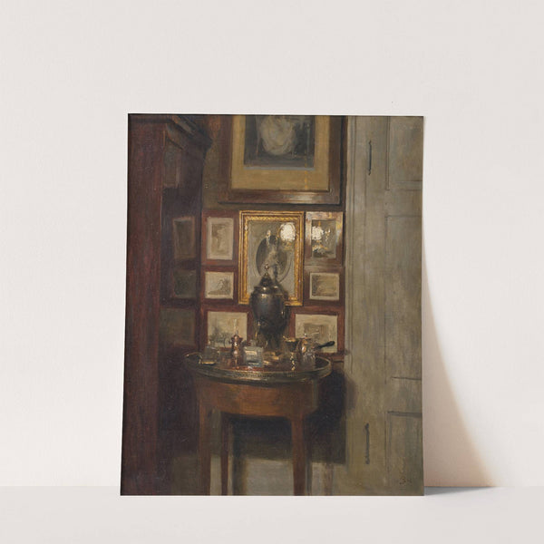 Interiør Med En Samovar. Aften by Peter Ilsted