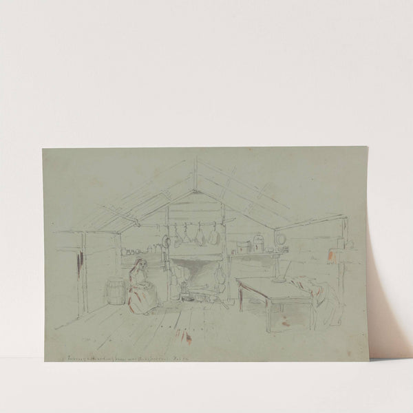 Interior of a boarding house near Nickajack Cave. (1857) by David English Henderson