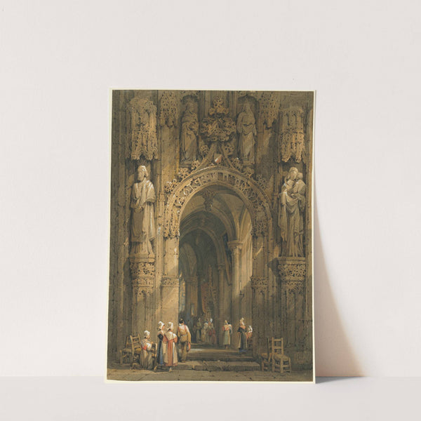 Interior of a Cathedral (c. 1820s) by Samuel Prout