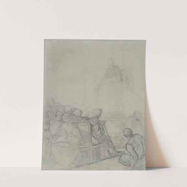 Interior of a Church by Thomas Couture