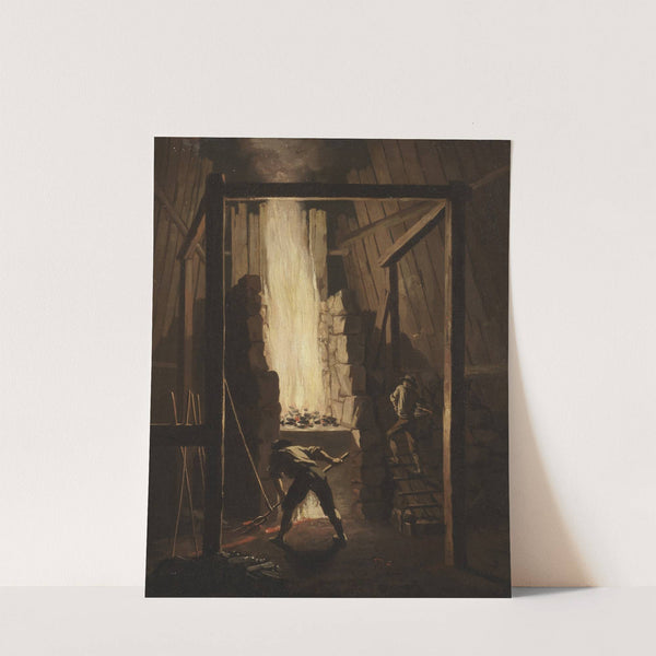 Interior of a Copper Foundry in Falun (1781) by Pehr Hilleström