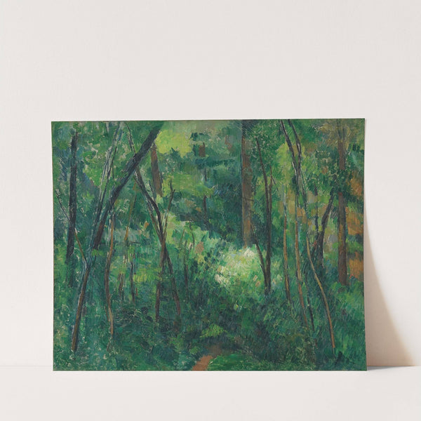 Interior of a forest (1880 - 1890) by Paul Cézanne