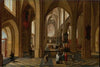 Interior of a Gothic cathedral