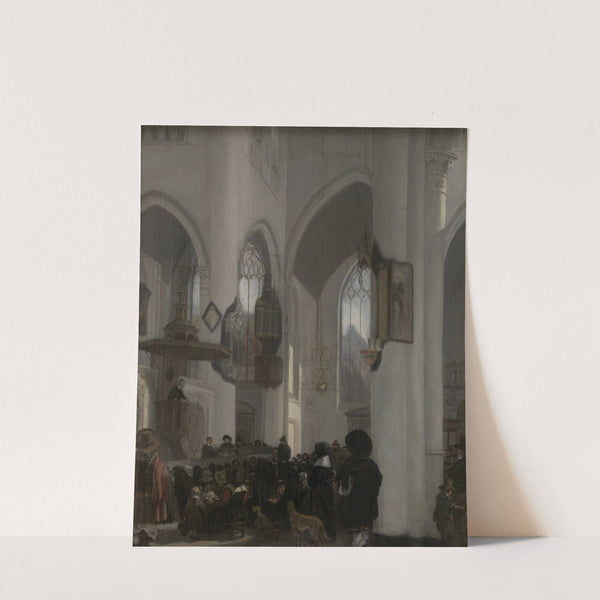 Interior of a Gothic Church (17th century) by Emanuel de Witte