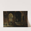 Interior of a Gothic Church at Night by Hendrick van Steenwijck the Younger