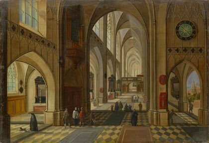 Interior of a Gothic Church