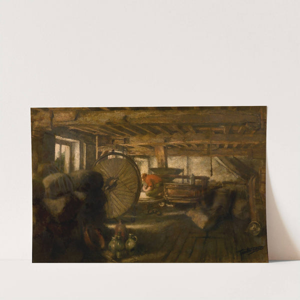 Interior of a Mill by Jan Stobbaerts