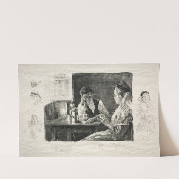 Interior of a Peasant’s House, Valley of Bethmale, France by Alexandre Lunois