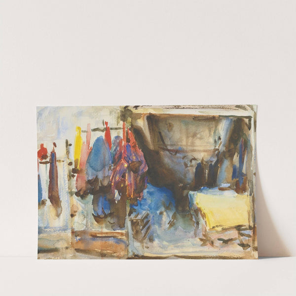 Interior of a Shop, Cairo by John Singer Sargent