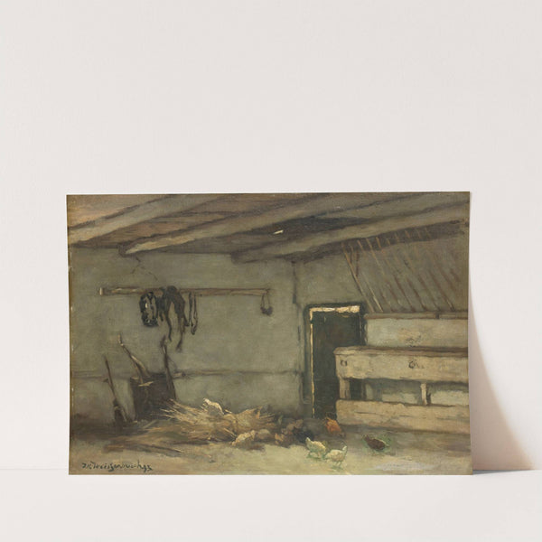 Interior of a Stable (1895) by Johan Hendrik Weissenbruch